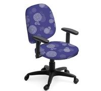 Hobbspring Chair Cover 2pcs Love Flower Chair Covers Fruit Leaves Stretchable Covers for Computer Chair Office Gifts