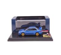 Hobby 1/64 Impreza 22B STi Version GC8 with Engine Display Model Blue HJ641041BL Diecast Models Car Collectible