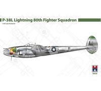 Hobby 2000 48028 P-38L Lightning 80th Fighter Squadron 1:48 Model Kit