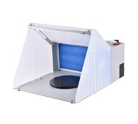 Hobby Airbrush Spray Booth Filter Set for DIY Airbrushing Modeling Arts Craft with LED Lights Painting Exhaust Fans Dust Proof Safe(420 with LED)