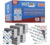 Hobby Armor Plastic Graded Trading Card Shipping Protector, 4" x 6", Translucent, Vibrant Multi-Color, 500 Pack