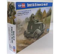 Hobbyboss 83882 1:35 Scale Soviet BA-20 Armoured Car Mod.1937 Plastic Model Kit, Clear,Green, Mittel