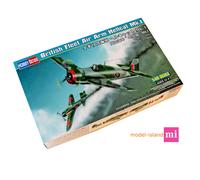 Hobbyboss 1:48 Scale British Fleet Air Arm Hellcat Mk 1" Model Kit (Grey)