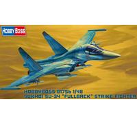Hobbyboss 81756 "Russian Su-34 Fullback Fighter-Bomber Plastic Model Kit, 1:48 Scale