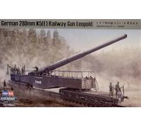Hobbyboss 82903 - 1:72 German 280mm K5(E) Railway Gun Leopold- New