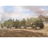 HOBBY BOSS 84537 1:35 M3A1 late version tow 122mm Howitzer M-30