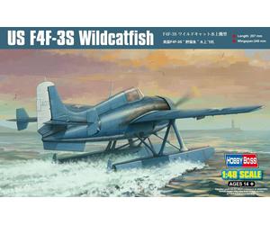 Hobby Boss F4F-3S Wild Cat Fish Airplane Model Kit (US IMPORT)