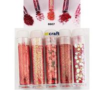 Hobby & Crafting Fun Glitter & Flitter Set - Valentine #8607