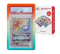 Hobby Defense PSA Slab Bumper 1 Pack - Secure Fit, Won't Slip Off PSA Slab Protector, Easy On/Off TPU Edge Protection, Guard for Slabs, Standard Case Fit, Graded Card Guard- -Rainbow