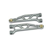 Hobby Details Aluminum Upgrade Parts Set for ARRMA Mini Kraton 4x4 1/16, Front & Rear A-Arms, Knuckle, Steering,Titanium Color (Front Upper Arm Set)