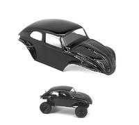Hobby Details Paint Lexan Body Shell for Axial 1/30 SCX30 Jeep Wrangler Ford Bronco RC Car, Black (Beetle)