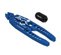 Hobby Fans Metal Shock Absorber Pliers Rod Ball Clamp & Ball Joint Wrench Multi-Function RC Tool Combo Set for 1/8 1/10 RC Car, Blue