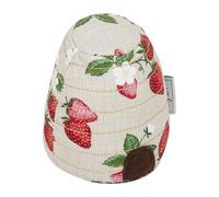 Hobby Gift Novelty Beehive Pincushion - Cute Holder for Sewing Quilting Needles, Accessories for Needlework DIY Crafts Dressmaking - 100% Cotton Fabric, Strawberries, 8.5 x 8.5 x 11cm