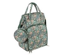 Hobby Gift Craft Storage Backpack - Sewing, Knitting and Crochet Organizer Bag with Compartments, Yarn Feed Eyelets and Tool Storage, Travel Craft Bag with Handles