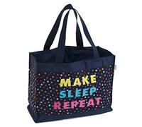 Hobby Gift Craft Tote Bag, Navy Stars, Large