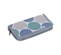 Hobby Gift Crochet Case - Elasticated Crochet Hook Storage - 100% Cotton Hard Zippered Case - 10 x 20 x 3cm - Yarn Balls