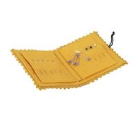 Hobby Gift Embroidered Needle Case - Bees, Cotton Fabric with Soft Pages for Storing Needles & Pins Includes 5 Needles, 4 Safety Pins & 3 Plastic Head Pins, Compact & Travel-Friendly 2.5x9.5x11.5cm