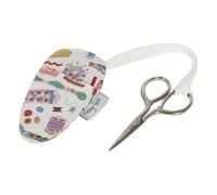 Hobby Gift Embroidery Scissors - Vintage Scissors in Case - 5.5 x 11cm - Haby Notions