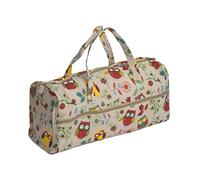 Hobby Gift Exclusive Knitting Bag Project Storage Travel Case Yarn Holder Crochet Bag 16 x 43 x 19 cm, Owl