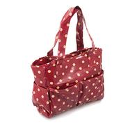 Hobby Gift Exclusive PVC Craft Bag, Red Polka Dot, 14 x 36.5 x 30cm