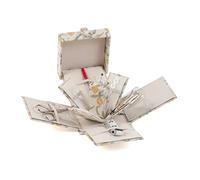 Hobby Gift Filled Sewing Kit - Victorian Style Square - 10.5 x 10.5 x 12.5cm - Morris Lemons