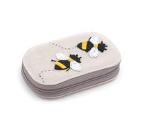Hobby Gift Bee Applique Zip Sewing Kit Natural