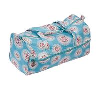 Hobby Gift Floral Design Knitting Bag on Blue (15 x 42 x 17.5cm)