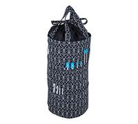 Hobby Gift Knitting Bag Drawstring - Yarn Storage Craft Project Tote - Accessory Hook Needle Pockets - 15 x 41 x 19.5cm - Deco