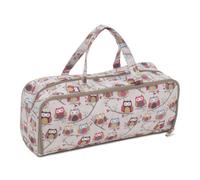 Hobby Gift Knitting Storage Bag With Zipped Needle Case, Hoot