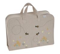 Hobby Gift Large Project Case – Cotton Bee-Linen – 10.5 x 40.5 x 28 cm