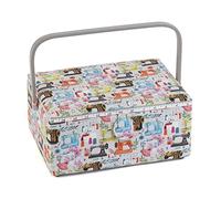 Hobby Gift Large Sewing Craft Hobby Storage Box, Rectangle, Sewing Machines