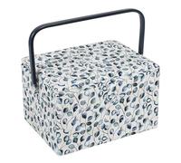 Hobby Gift Sewing Craft Storage Box Large 23.5 x 31 x 20 cm Botanical