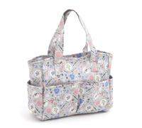Hobby Gift Medium Knitting Bag - Travel Tote Craft Bags with Compartments, Crochet Bag Organiser for Cross Stitch, Yarn, Embroidery, School Crafting, Art Projects - 13 x 34.5 x 29cm, Homemade
