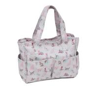 Hobby Gift Exclusive Craft Bag, Shoulder Bag, Knitting Bag, Yarn Storage, School bag, 13 x 34.5 x 29cm, Cats