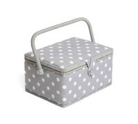 Hobby Gift Medium Sewing Box - Fabric Storage Box With Handle 25.5 X 18.5 X 14.5Cm