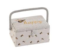 Hobby Gift Bee Happy Medium Embroidered Sewing Box