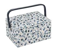 Hobby Gift Medium Sewing Craft Storage Box, Botanical, 18.5 x 25.5 x 14.5cm