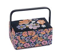 Hobby Gift Medium Sewing Craft Hobby Storage Box, Rectangle, Garden Serenade