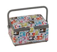 Hobby Gift Sewing Craft Storage Box - Medium Rectangle - Sewing Machines