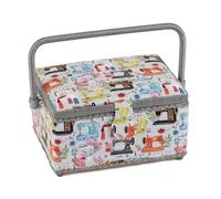 Hobby Gift Sewing Craft Storage Box - Medium Rectangle - Sewing Machines