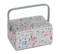 Hobby Gift Medium Sewing Craft Hobby Storage Box, Stitch in Time