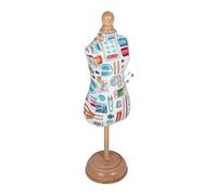 Hobby Gift Novelty Fabric Pincushion - 7 x 7 x 28.5cm - Dress Form, Sewing Notions