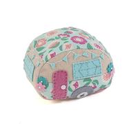 Hobby Gift Novelty Fabric Pincushion - 8.5 x 11 x 8cm - Caravan