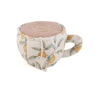Hobby Gift Novelty Fabric Pincushion - 8 x 10 x 6.5cm - Morris Lemon Teacup