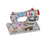Hobby Gift Novelty Fabric Pincushion - 8 x 15.5 x 12.5cm - Sewing Machines