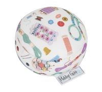 Hobby Gift Pin Cushion – Haby Notions Novelty Fabric Soft, Cotton, 7.5 x 7.5 x 3 cm