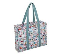 Hobby Gift Project Craft Bag-Yarn Storage Cotton Holdall, Sewing Notions, 26.5 x 10 x 34.5cm