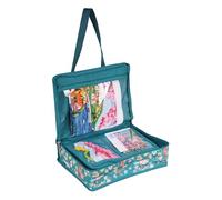Hobby Gift Project Craft Bag - Yarn Storage Cotton Sewing Holdall - 26.5 x 10 x 34.5cm - Aviary