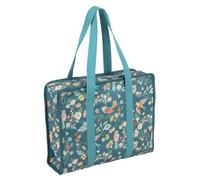 Hobby Gift Project Craft Bag - Yarn Storage Cotton Sewing Holdall - 26.5 x 10 x 34.5cm - Aviary