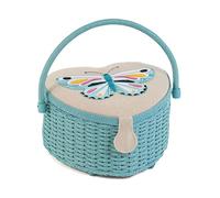 Hobby Gift Sewing Box, Medium, Heart, Appliqué, Flutterby